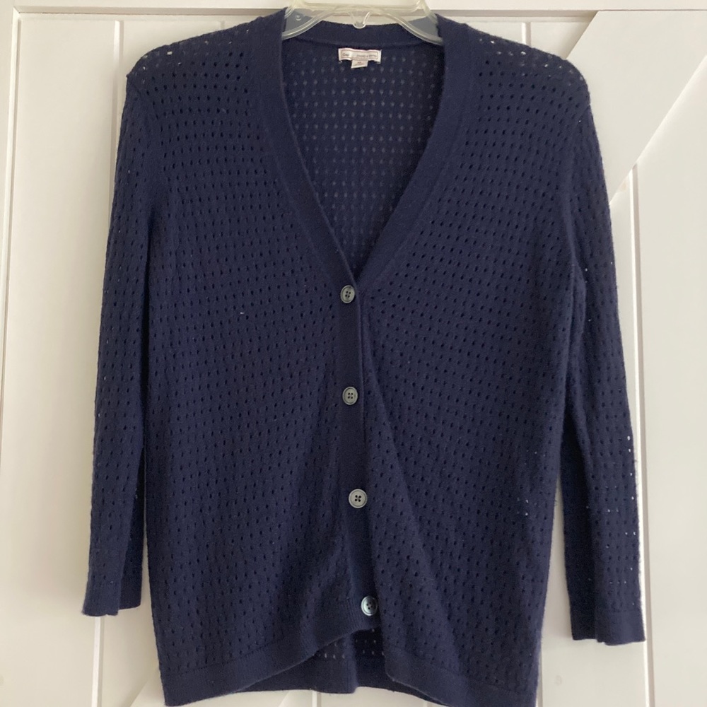Navy Gap Cardigan